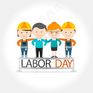 劳动节卡通图片素材