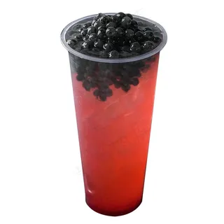 创意奶茶图片-西瓜黑珍珠（免抠图）