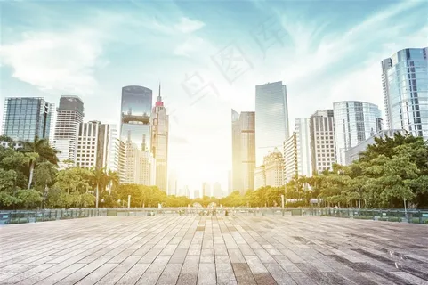 美丽的城市高楼大厦