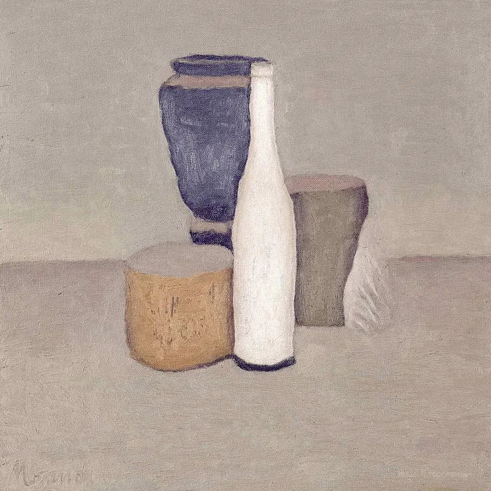 莫兰迪静物高清油画