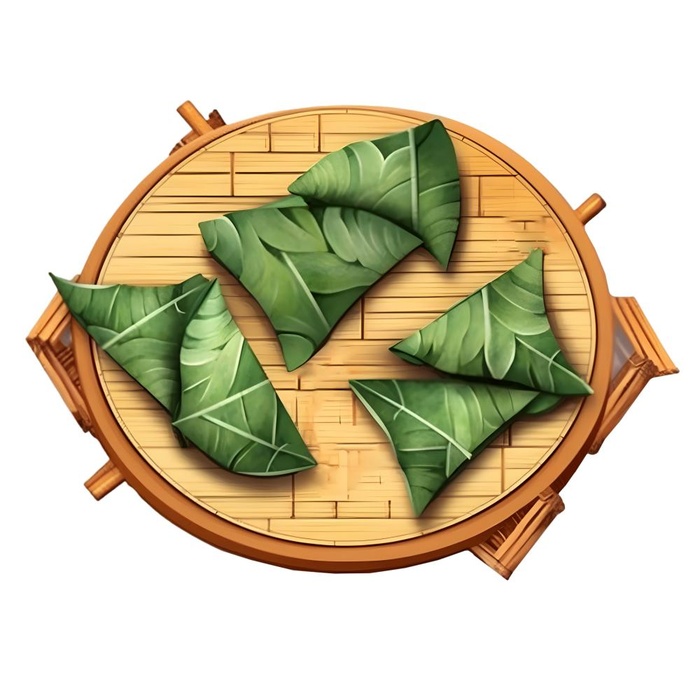 粽子绿叶免抠(1900x1900)