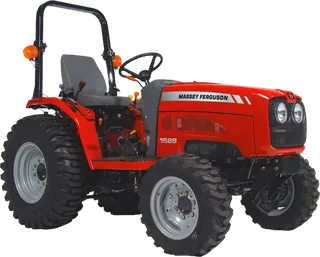 红色拖拉机现代农业 