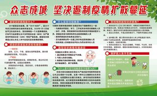 新冠知识宣传栏