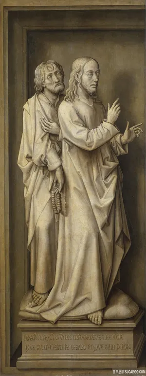 斯托克特，弗兰克·范德救赎三联画凯撒的硬币油画图片