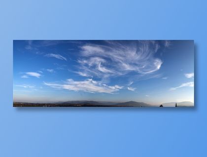 旋转的白云蓝天图 旋转的白云蓝天图