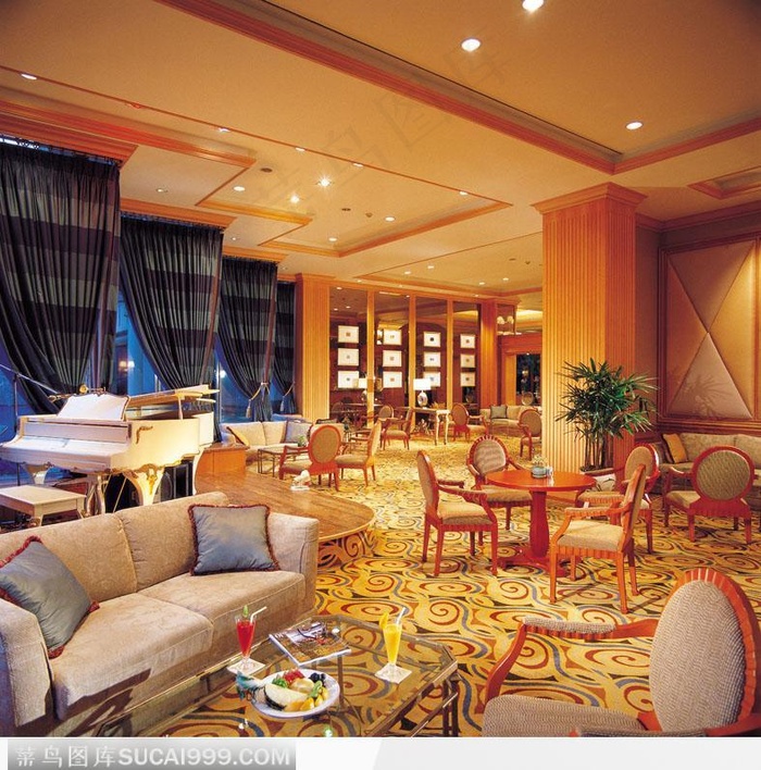 五星级豪华酒店咖啡厅
