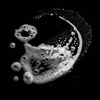 白色泡沫肥皂泡泡化妆品素材png