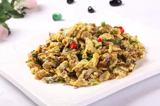 地皮菜炒鸡蛋 (2)