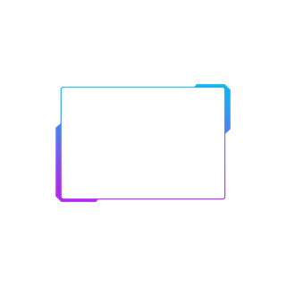 蓝紫色渐变发光现代几何方形科技