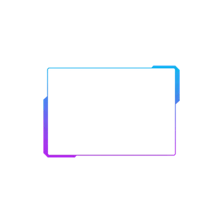 蓝紫色渐变发光现代几何方形科技