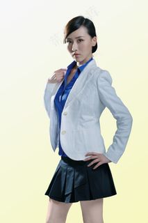 制服美女图片