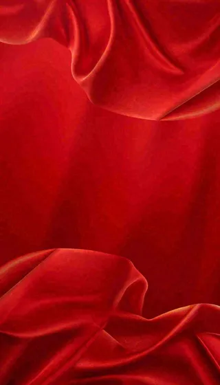 中国红喜庆烟花丝绸丝带，节日背景