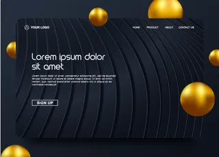 网页设计网页摸版素材