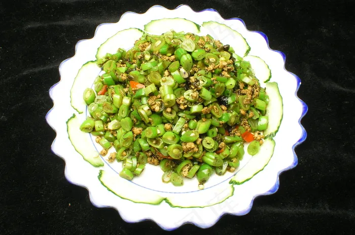 0484榄菜肉沫四季豆