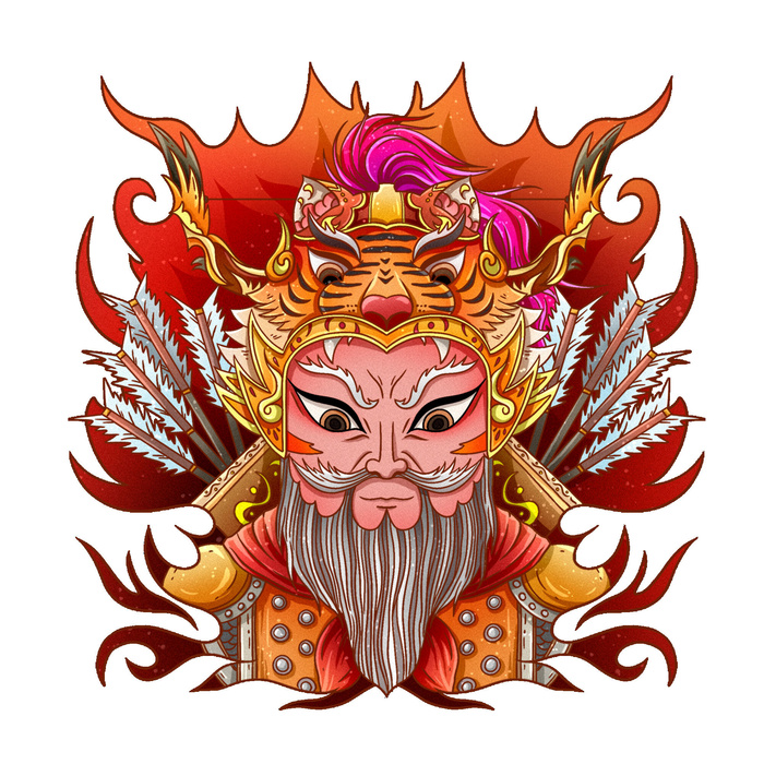 PNG免扣2022虎年新年春节元旦卡通老虎形象图片插画PSD设计素材