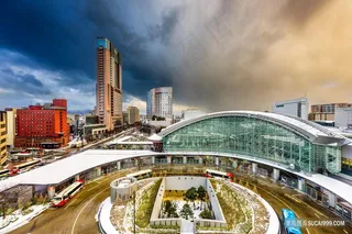 日本金泽市天际线