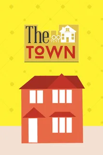 街道建筑矢量扁平插画