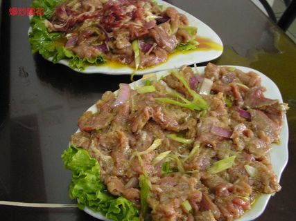 爆炒腰花美食元素菜品