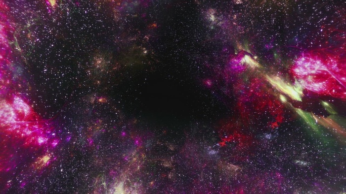 在星星和星云之间穿梭