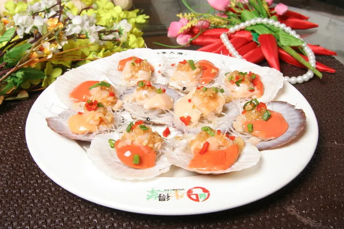 蒜茸粉丝蒸扇贝38