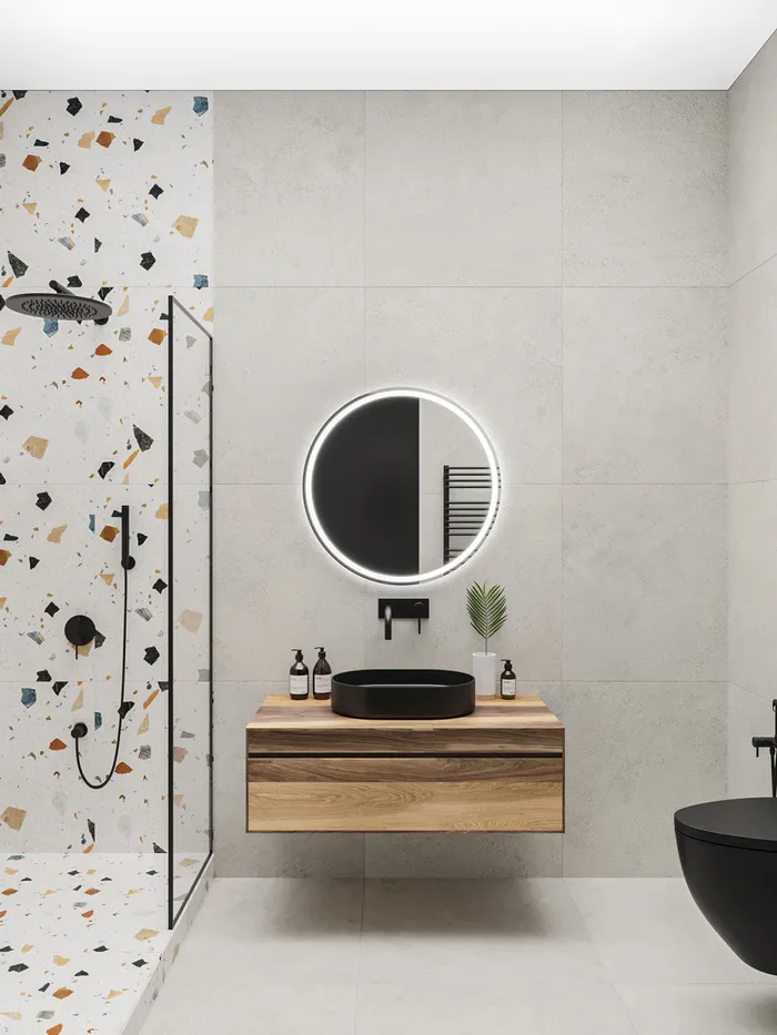 浴室现代简约风格特写场景近景(94)