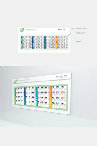 医院专家介绍专家介绍牌专家介绍展板导视牌