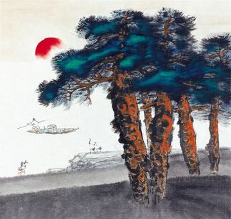 国画花鸟艺术绘画jpg素材