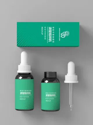 包装智能贴图样机VI效果PSD素材