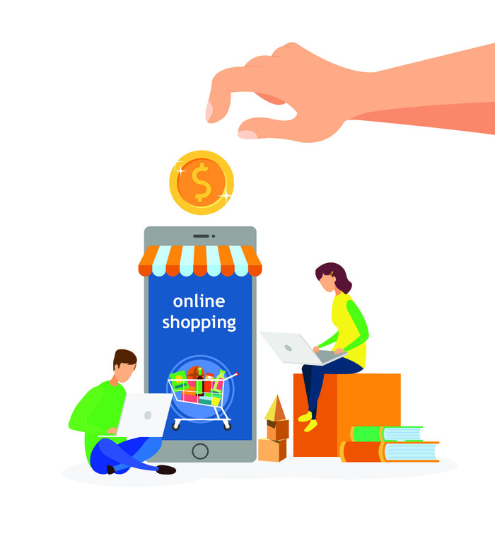 扁平化人物场景办公互联网等距ai矢量设计网页海报UI素材插画