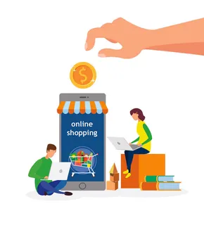 扁平化人物场景办公互联网等距ai矢量设计网页海报UI素材插画