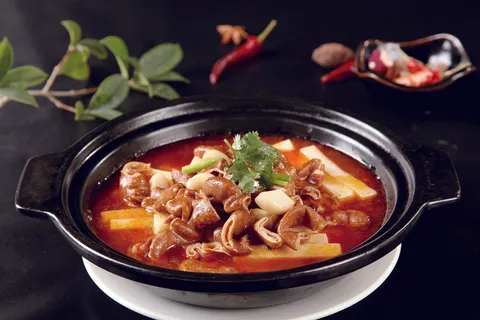 干锅美食焖锅湘菜麻辣香辣纸锅干锅肥肠 