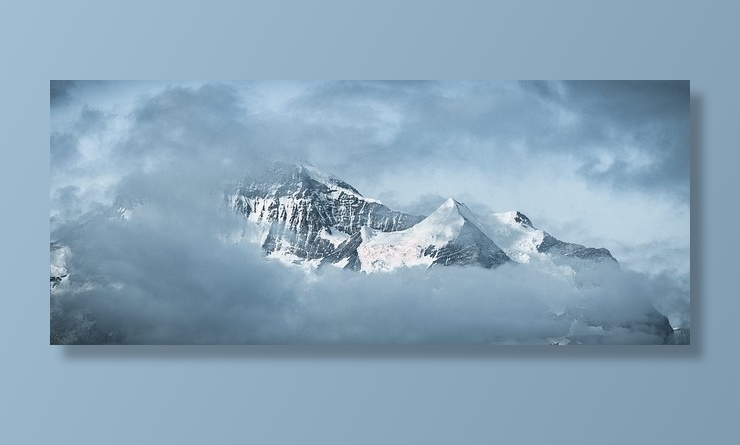 冬天自然背景风景