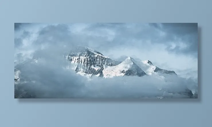 冬天自然背景风景