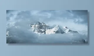 冬天自然背景风景