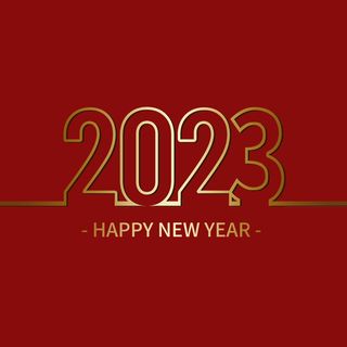 2023年兔年红色背景