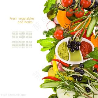 农庄蔬菜创意广告高清图片