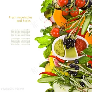 农庄蔬菜创意广告高清图片