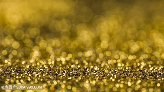 黄色大气时尚闪粉流沙背景 黄色大气时尚闪粉流沙背景