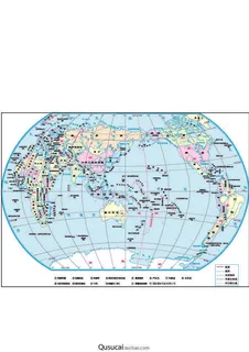 新版世界地图矢量世界地图电子版CDR高清印刷AI素材模板