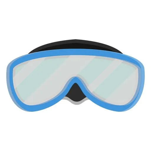 PNG呼吸管潜水面罩免抠(512x512)