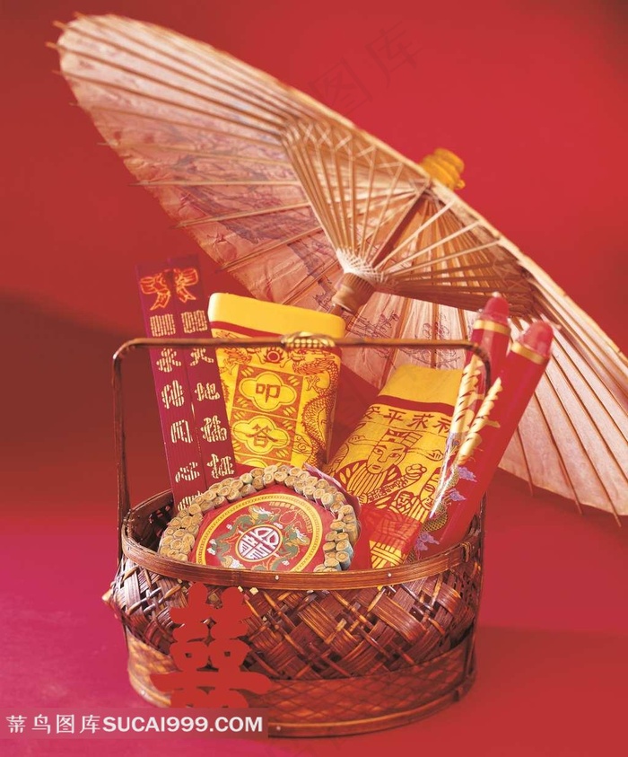 中式婚礼礼品素材