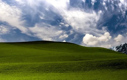 蓝天白云绿草地草原风景图片 蓝天白云绿草地草原风景图片