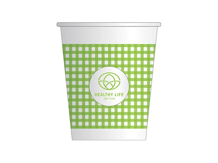 5.花纹纸杯cdr矢量模版下载