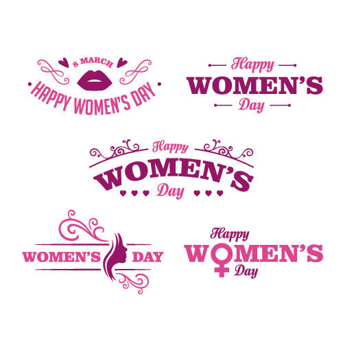 三八妇女节女神节贺卡素材