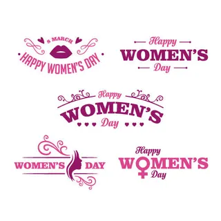 三八妇女节女神节贺卡素材