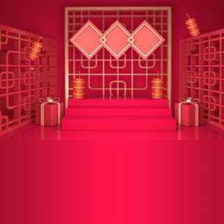 立体C4D场景电商首页主图直通车促销banner海报背景PSD素材