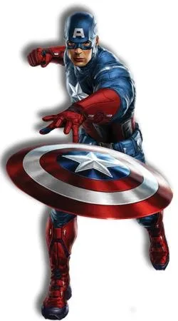 美国队长 PNG免抠(250x450)