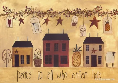 星星树藤房子艺术插画 星星树藤房子艺术插画