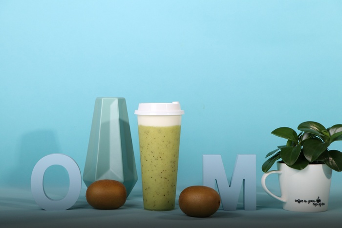 奶茶店水果茶饮品特饮高清图芝士猕猴桃