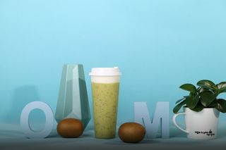 奶茶店水果茶饮品特饮高清图芝士猕猴桃